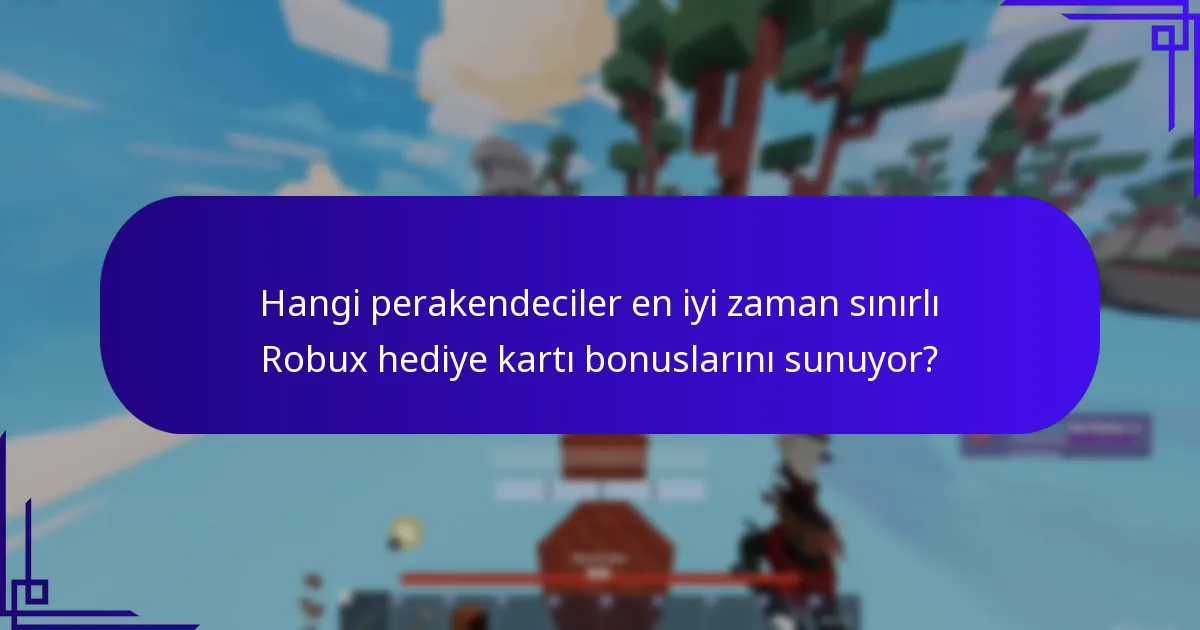 Acil Robux hediye kartı tekliflerini nasıl tanımlarsınız?